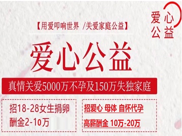 盐都捐卵助孕生子 爱心志愿者招募
